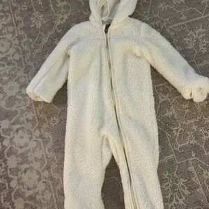 Fleece bunting suit